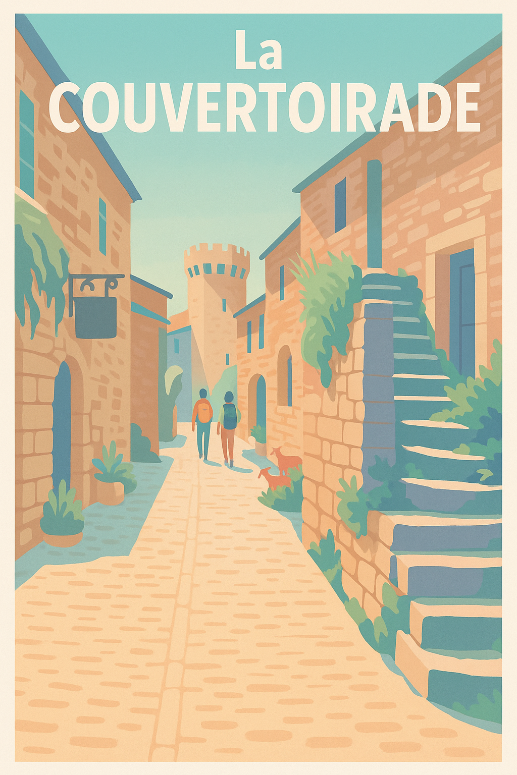 Affiche de La Couvertorade - Charme intemporel d'un village médiéval