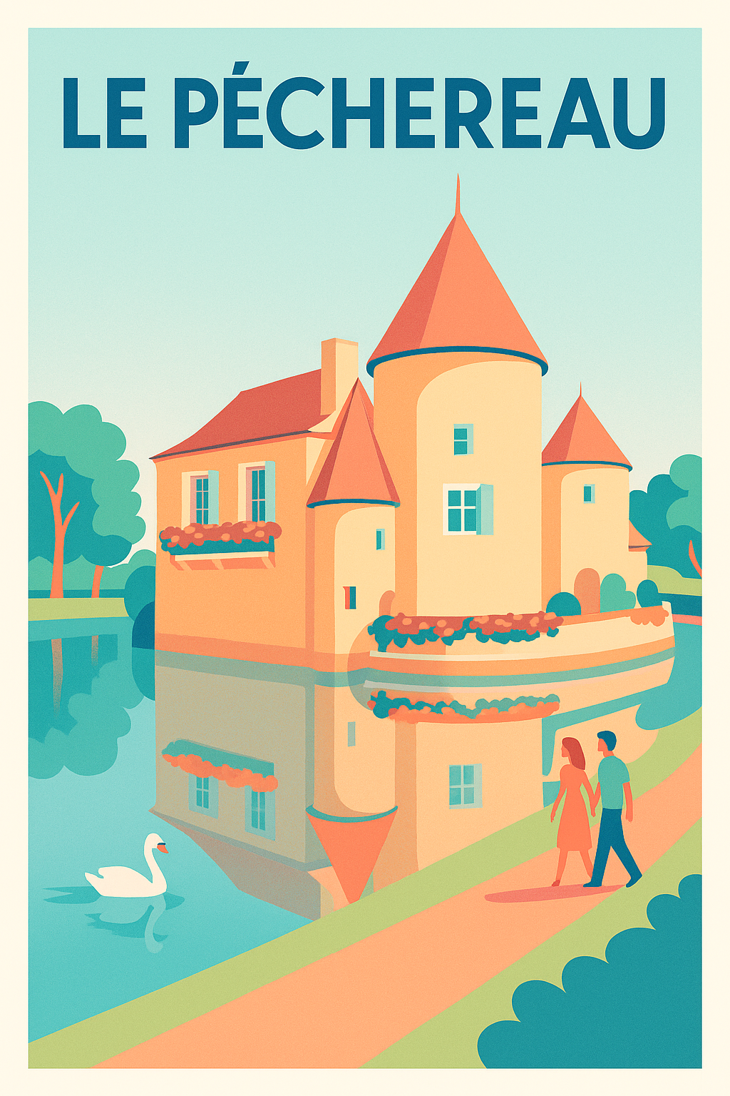 Affiche de Le Pêchereau - Charme et sérénité au fil de l'eau