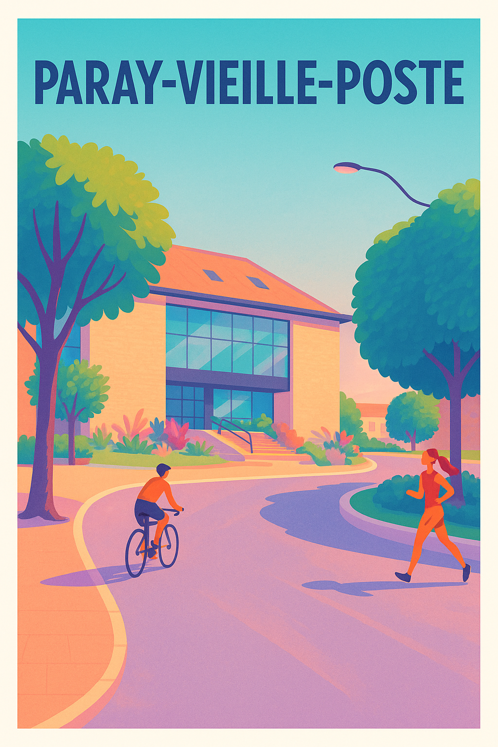 Affiche de Paray-Vieille-Poste - Une journée paisible au cœur de la ville