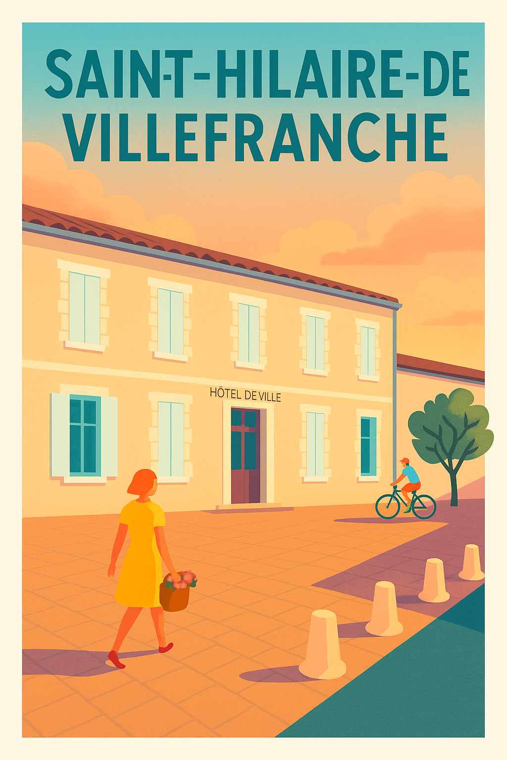 Affiche de Saint-Hilaire-de-Villefranche - Charmante promenade au cœur du village