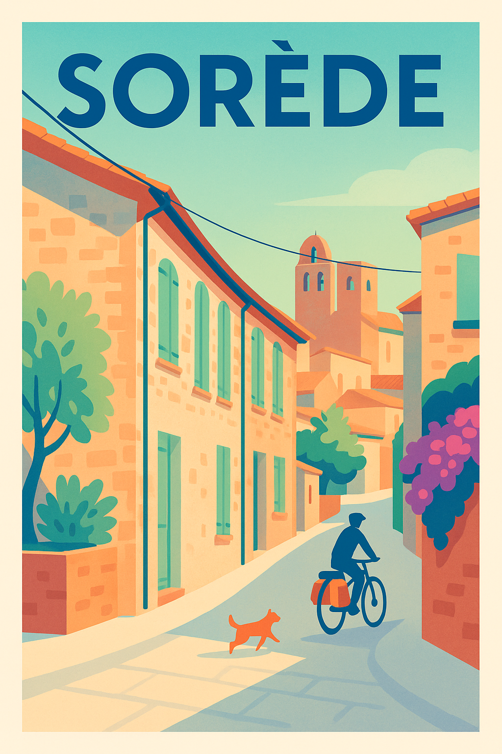 Affiche de Sorède - Charme pittoresque au cœur du village
