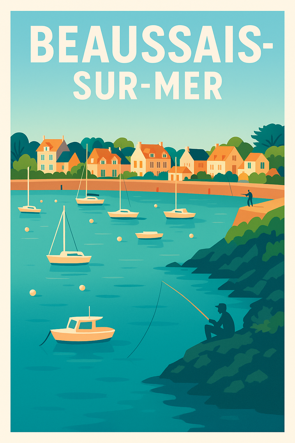 Affiche de Beaussais-sur-Mer - Sérénité au bord de l'eau