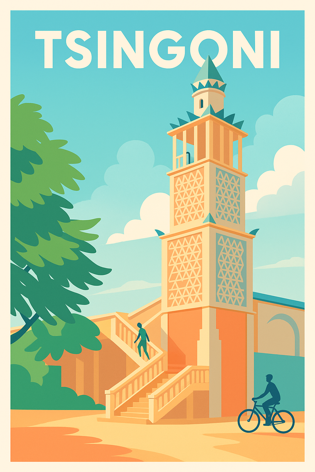 Affiche de Tsingoni - Un voyage au cœur de l'architecture locale