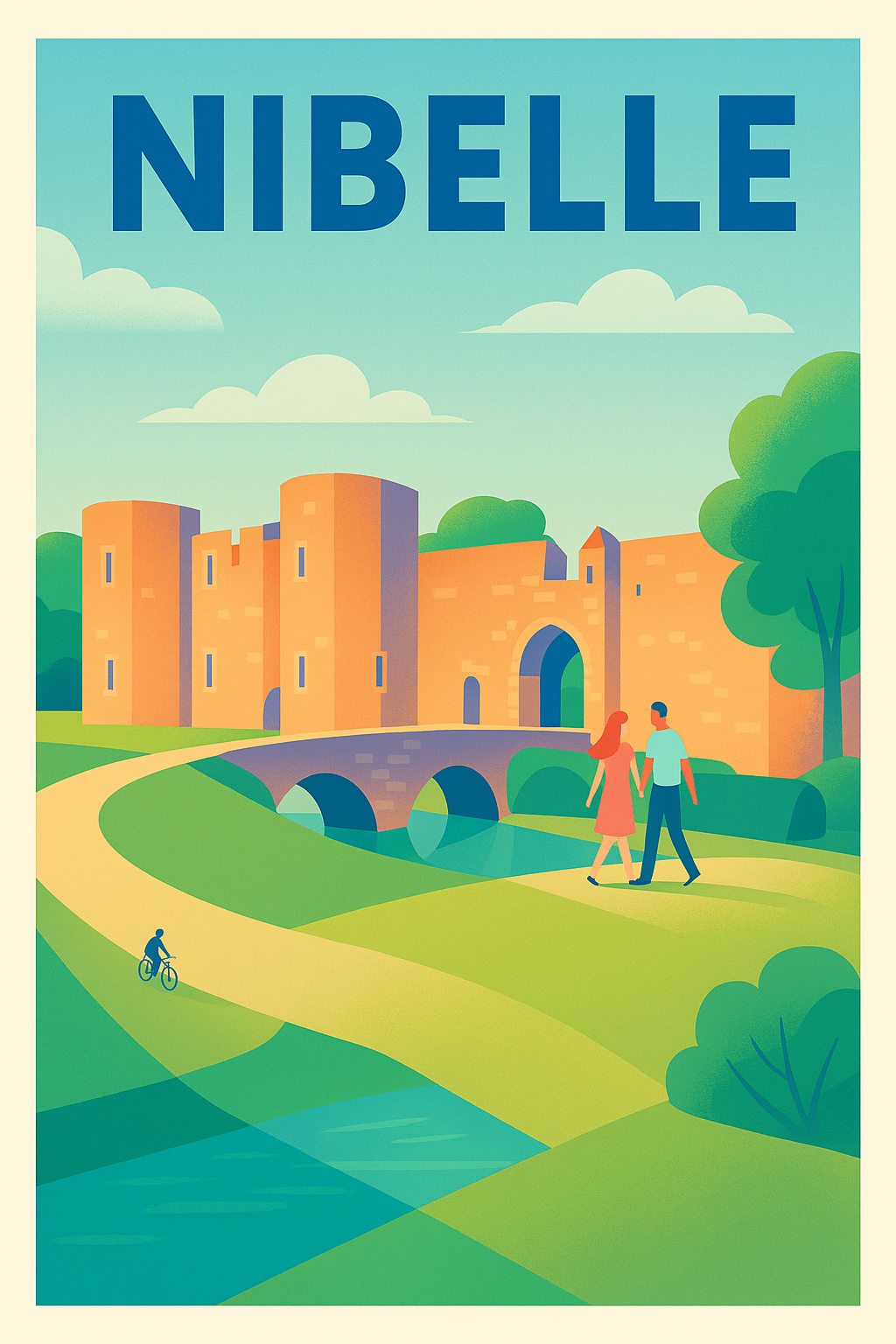 Affiche de Nibelle - Promenade romantique au cœur du patrimoine