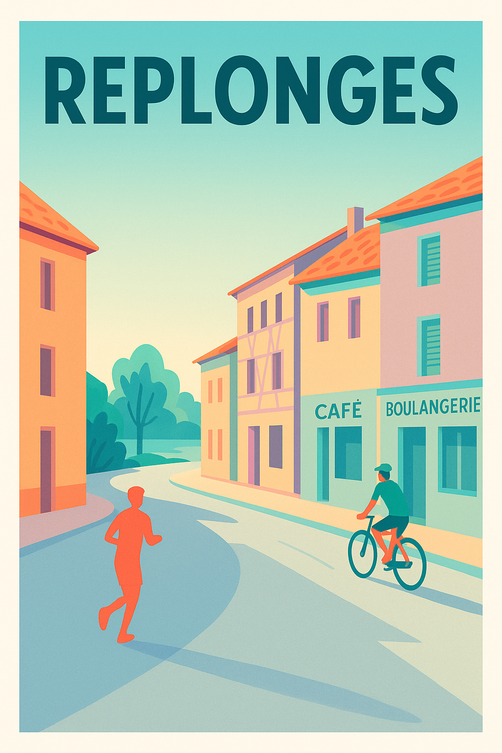 Affiche de Replonges - Charme et quiétude au cœur du village