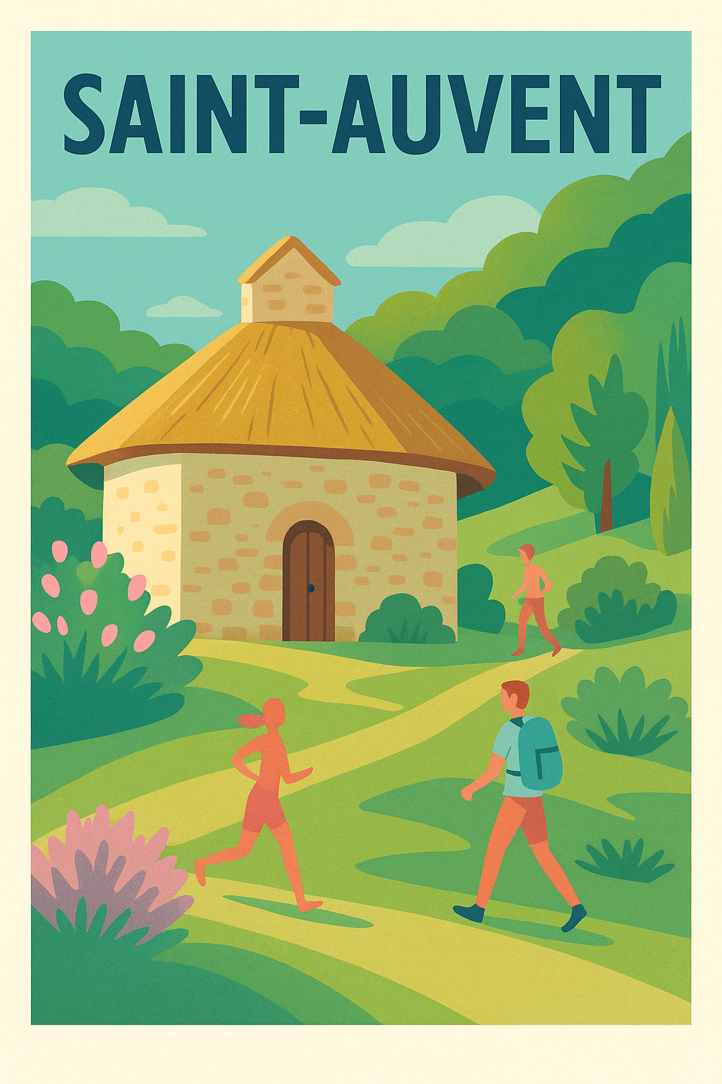 Affiche de Saint-Auvent - Escapade nature au cœur du Limousin