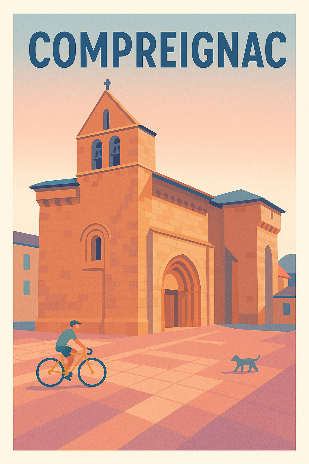 Affiche de Compreignac - Sérénité et patrimoine au cœur de la ville