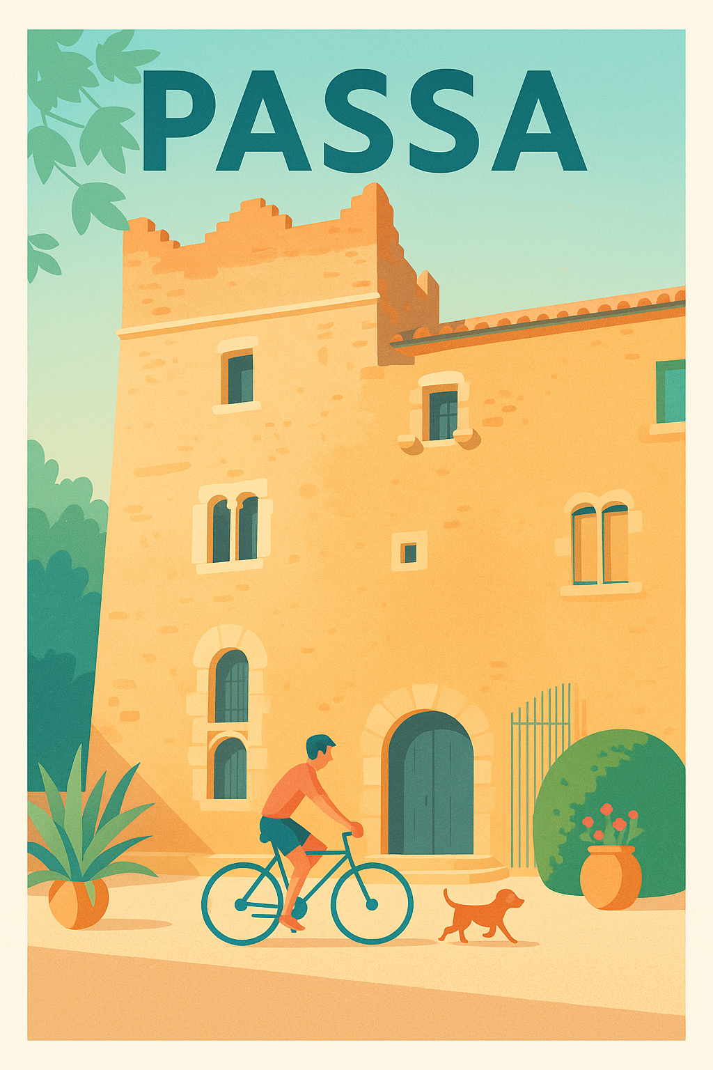 Affiche de Passa - Charme Méditerranéen et Douceur de Vivre