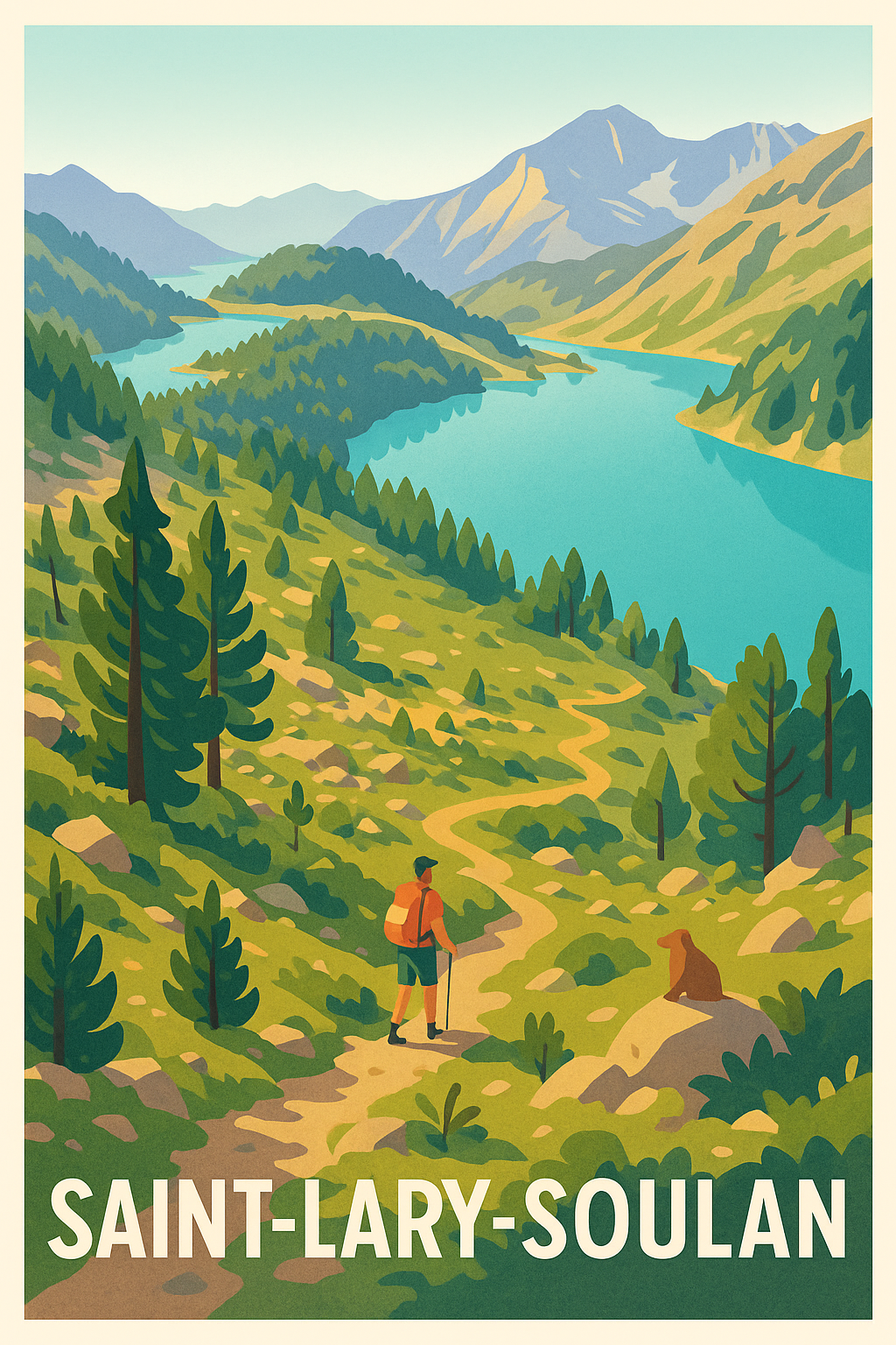 Affiche de Saint-Lary-Soulan - L'Escapade Montagnarde Inoubliable