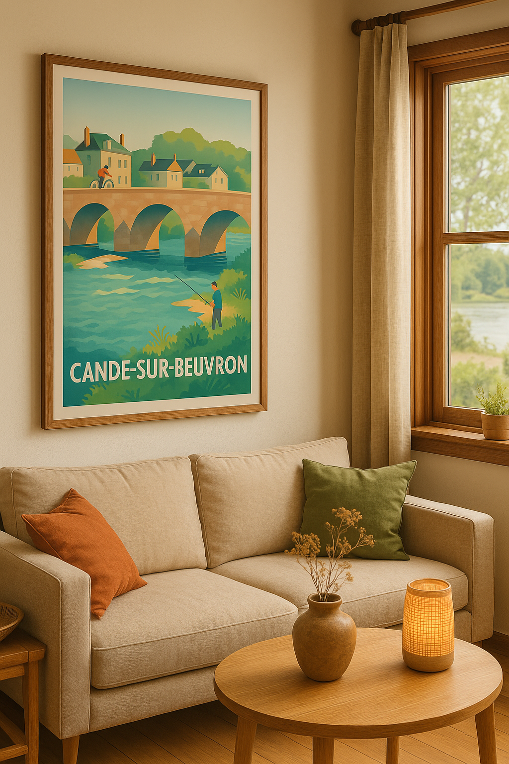 Mise en situation Affiche de Cande-sur-Beuvron - Charme paisible au fil de l'eau