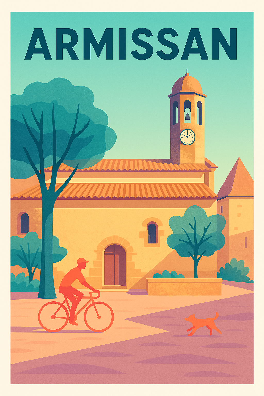 Affiche de Armissan - Charme paisible au rythme du clocher
