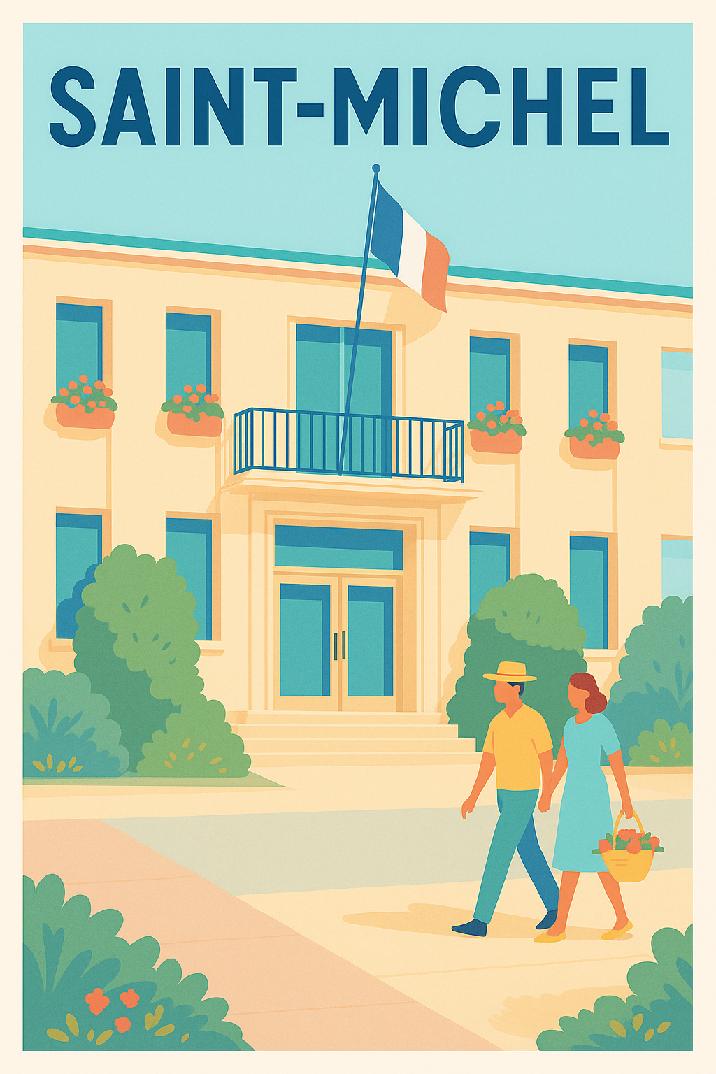 Affiche de Saint-Michel - Charme et sérénité au cœur de la ville