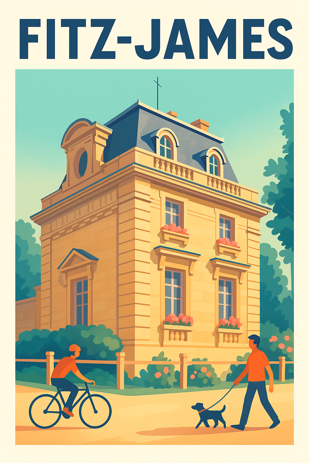 Affiche de Fitz-James - Charme et sérénité en pleine ville