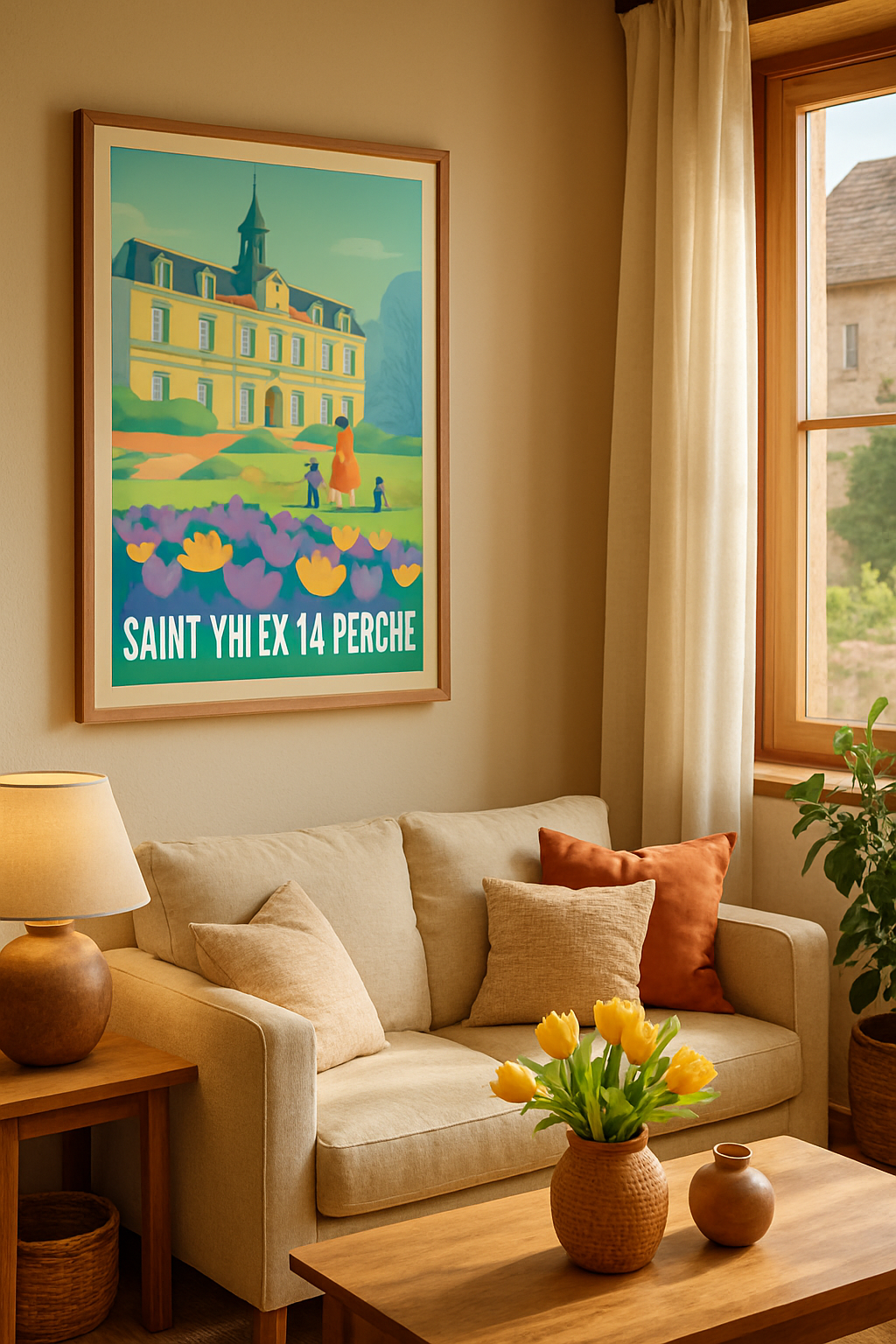 Mise en situation Affiche de Saint-Yrieix-la-Perche - L'élégance d'un instant paisible