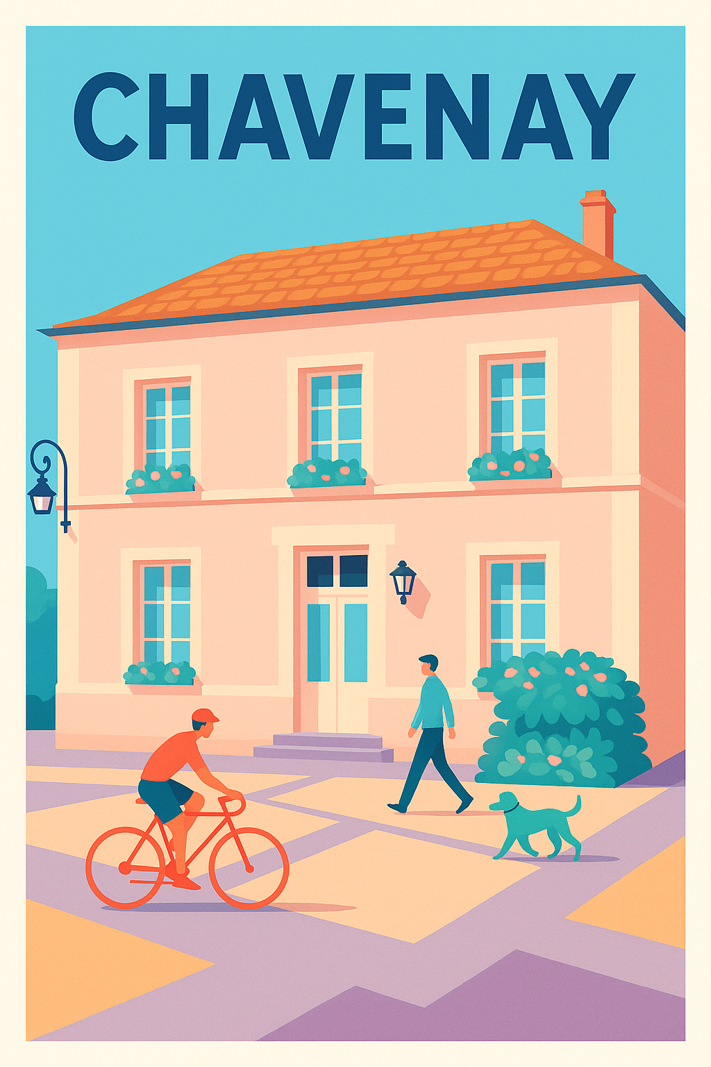 Affiche de Chavenay - Charme et Sérénité au Cœur du Village