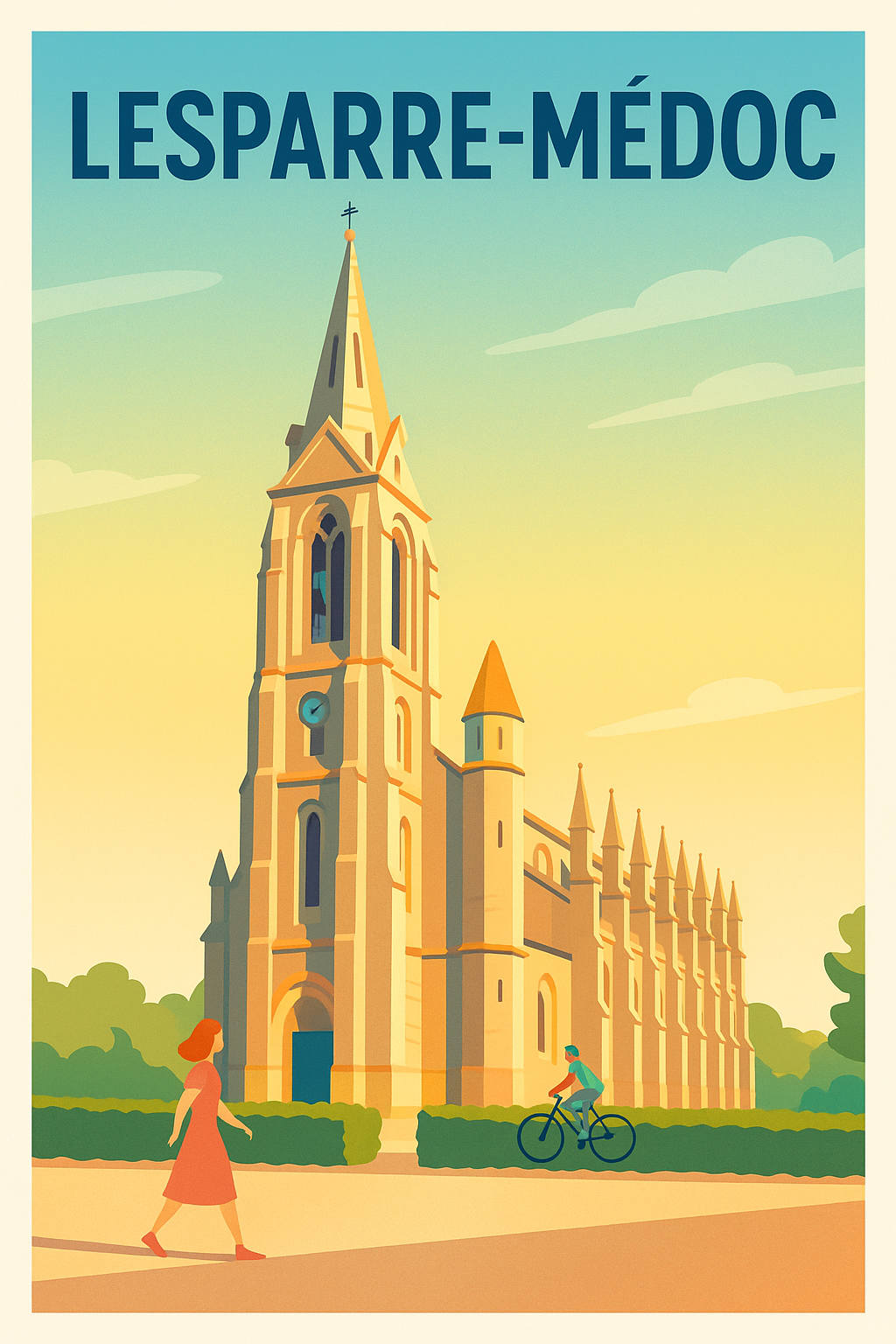 Affiche de Lesparre-Médoc - Charme et Patrimoine au Cœur du Médoc