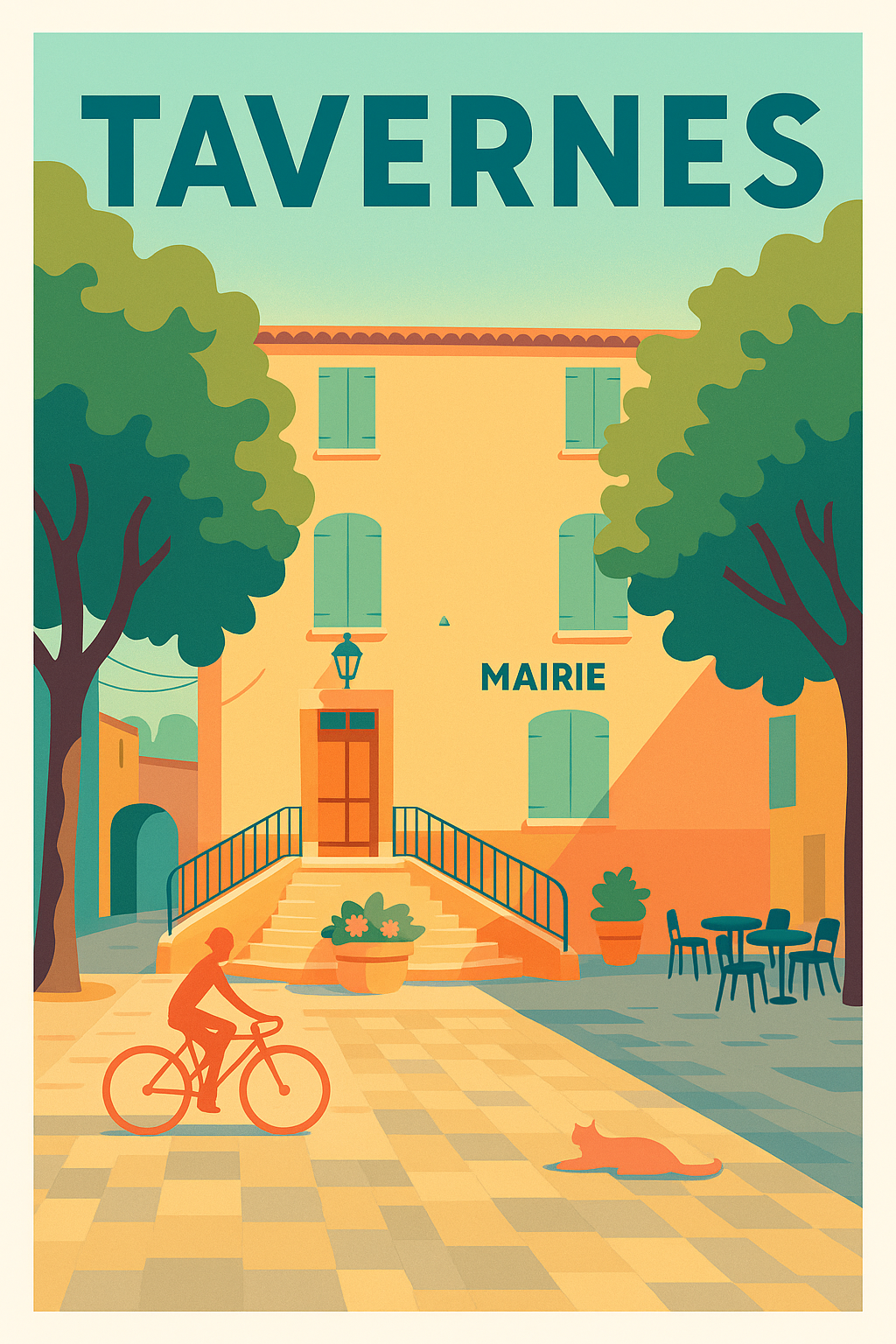 Affiche de Tavernes - Charme et quiétude en Provence