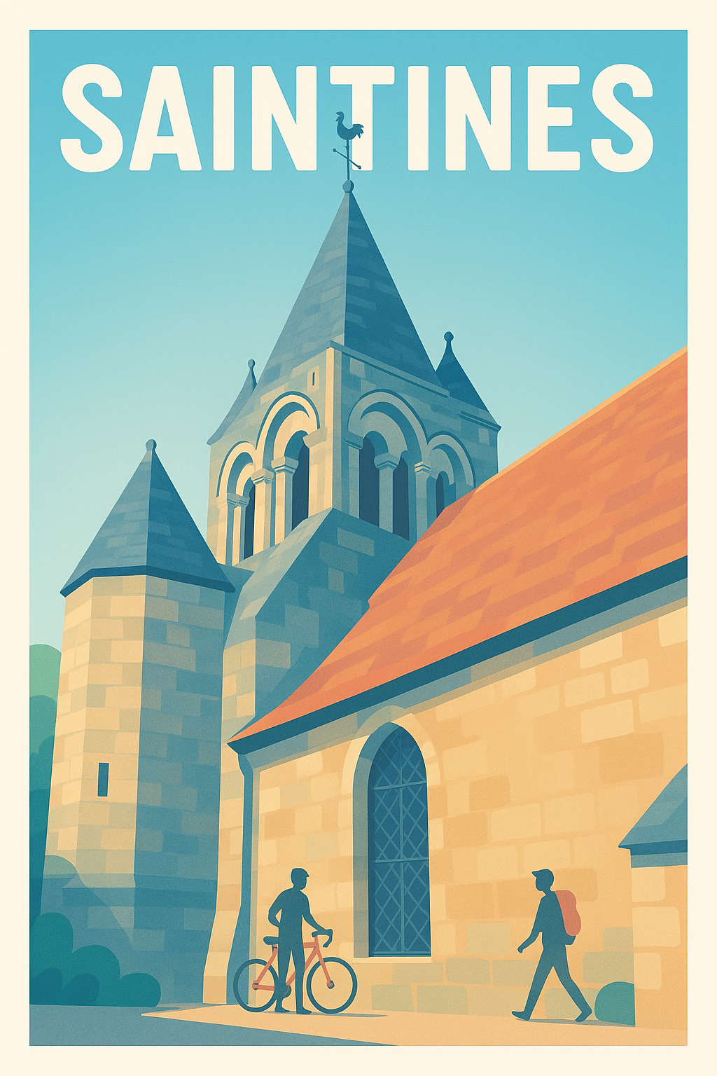 Affiche de Saintines - Charme historique et douceur de vivre