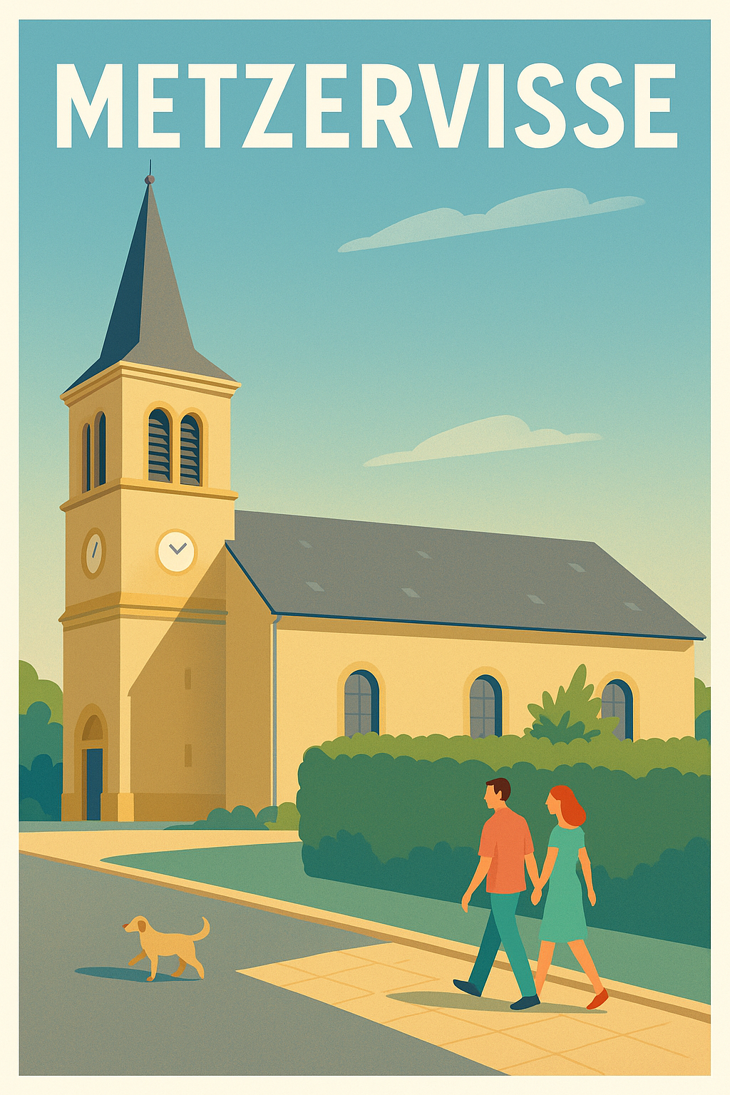 Affiche de Metzervisse - Douceur de vie au cœur du village