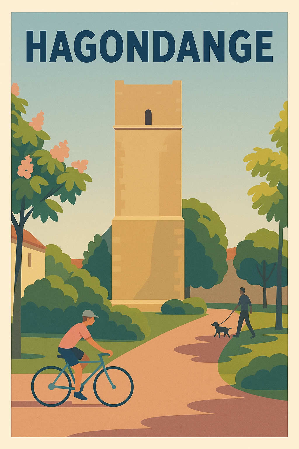 Affiche de Hagondange - Promenade au cœur de la nature