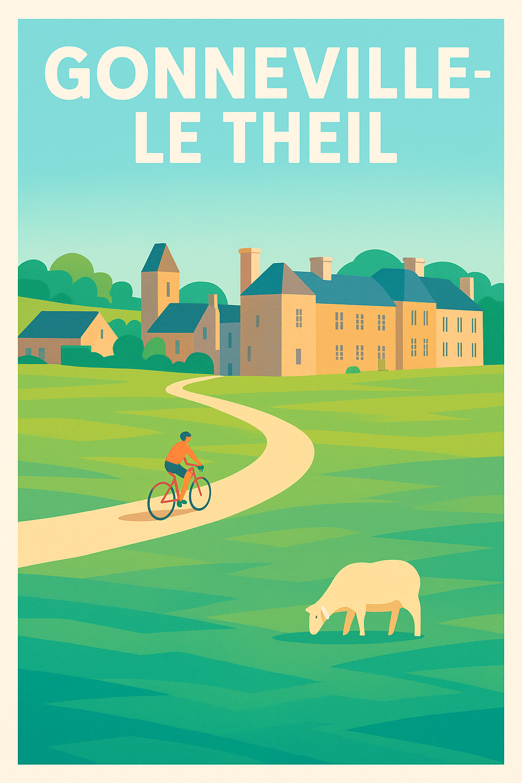 Affiche de Gonneville-Le Theil - Évasion douce à la campagne normande