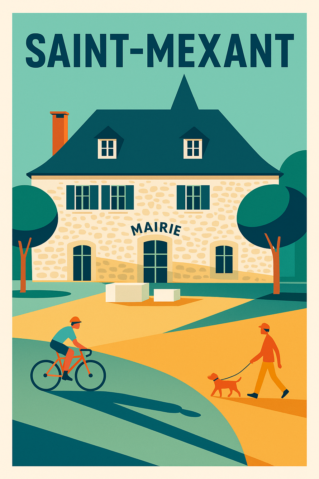 Affiche de Saint-Mexant - L’authenticité au cœur du village