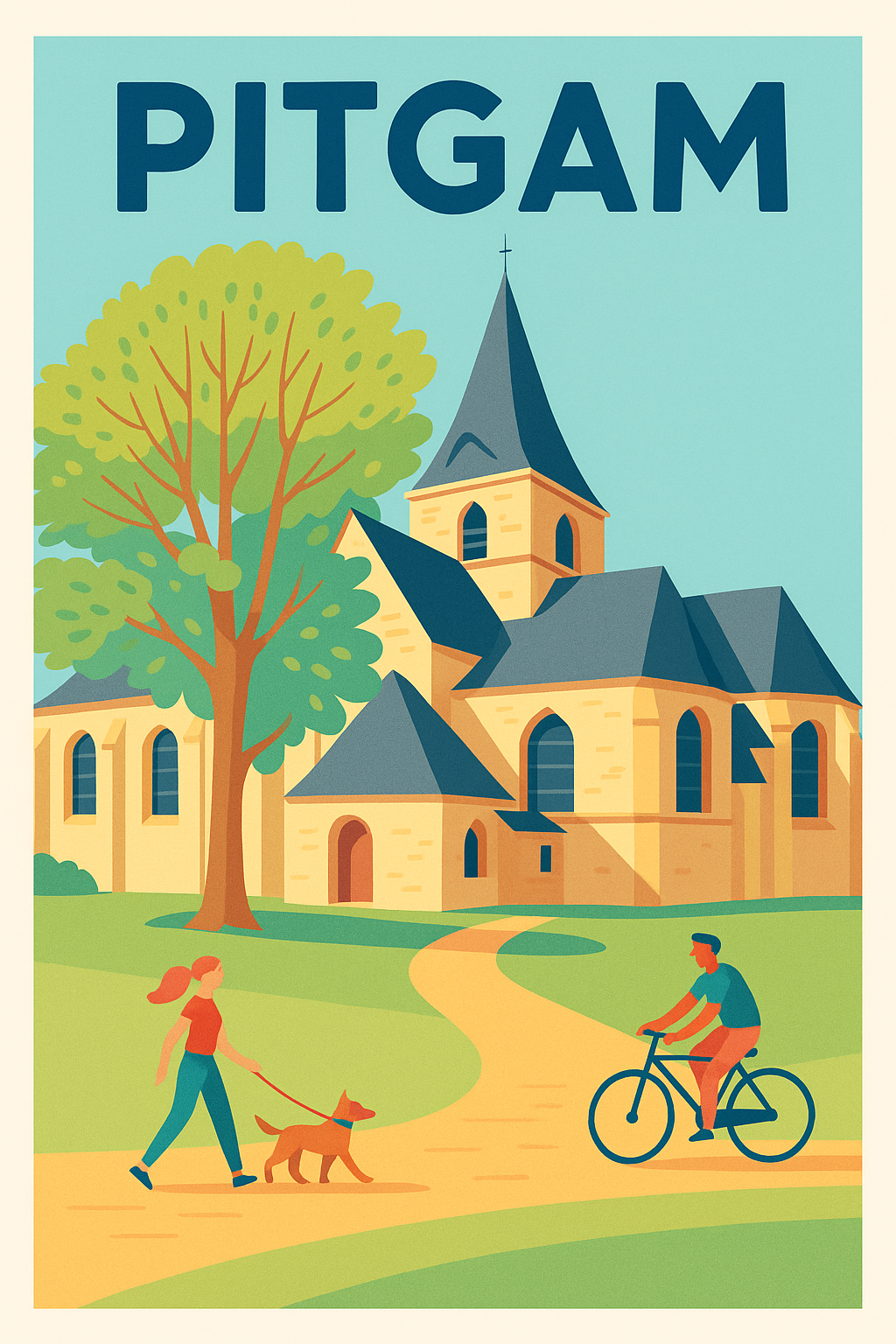 Affiche de Pitgam - Charme et sérénité au cœur du village