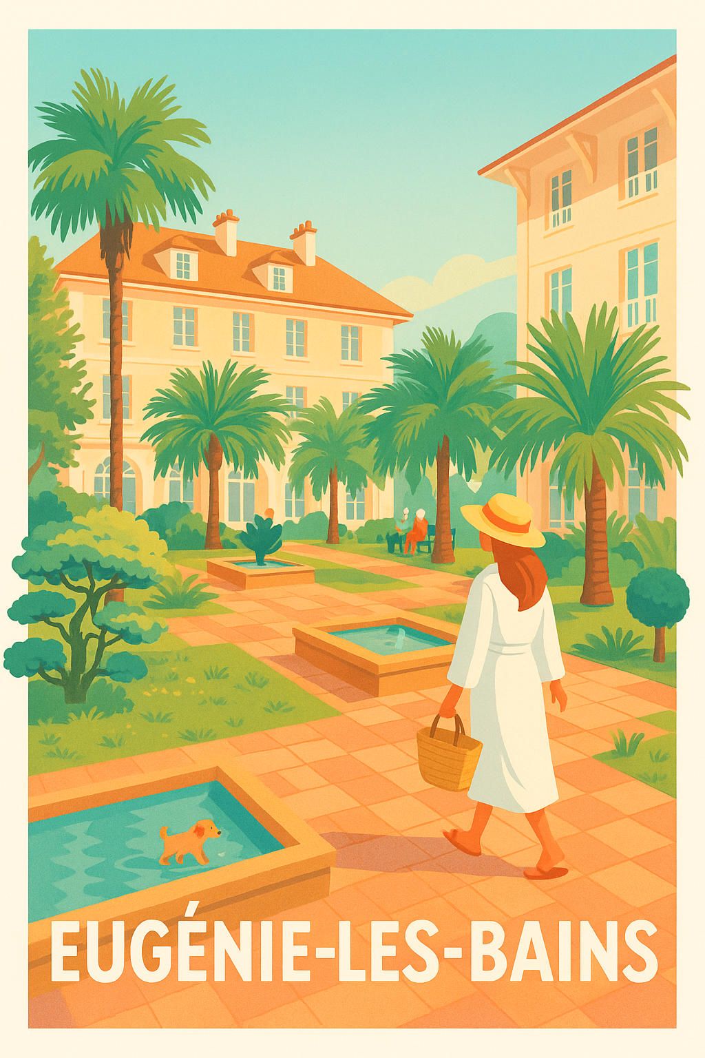 Affiche de Eugénie-les-Bains - L'élégance d'une escapade thermale