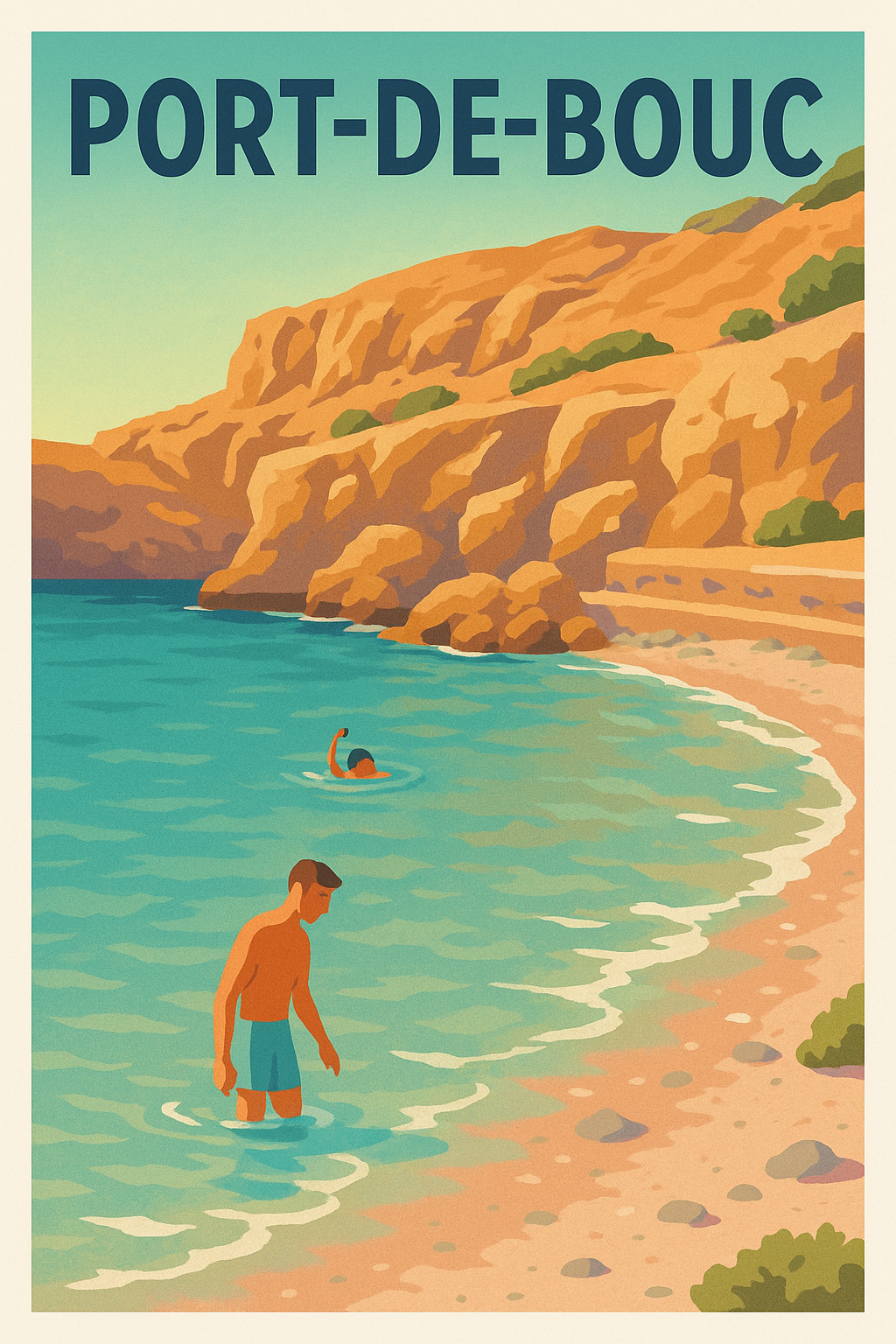 Affiche de Port-de-Bouc - Évasion et douceur méditerranéenne