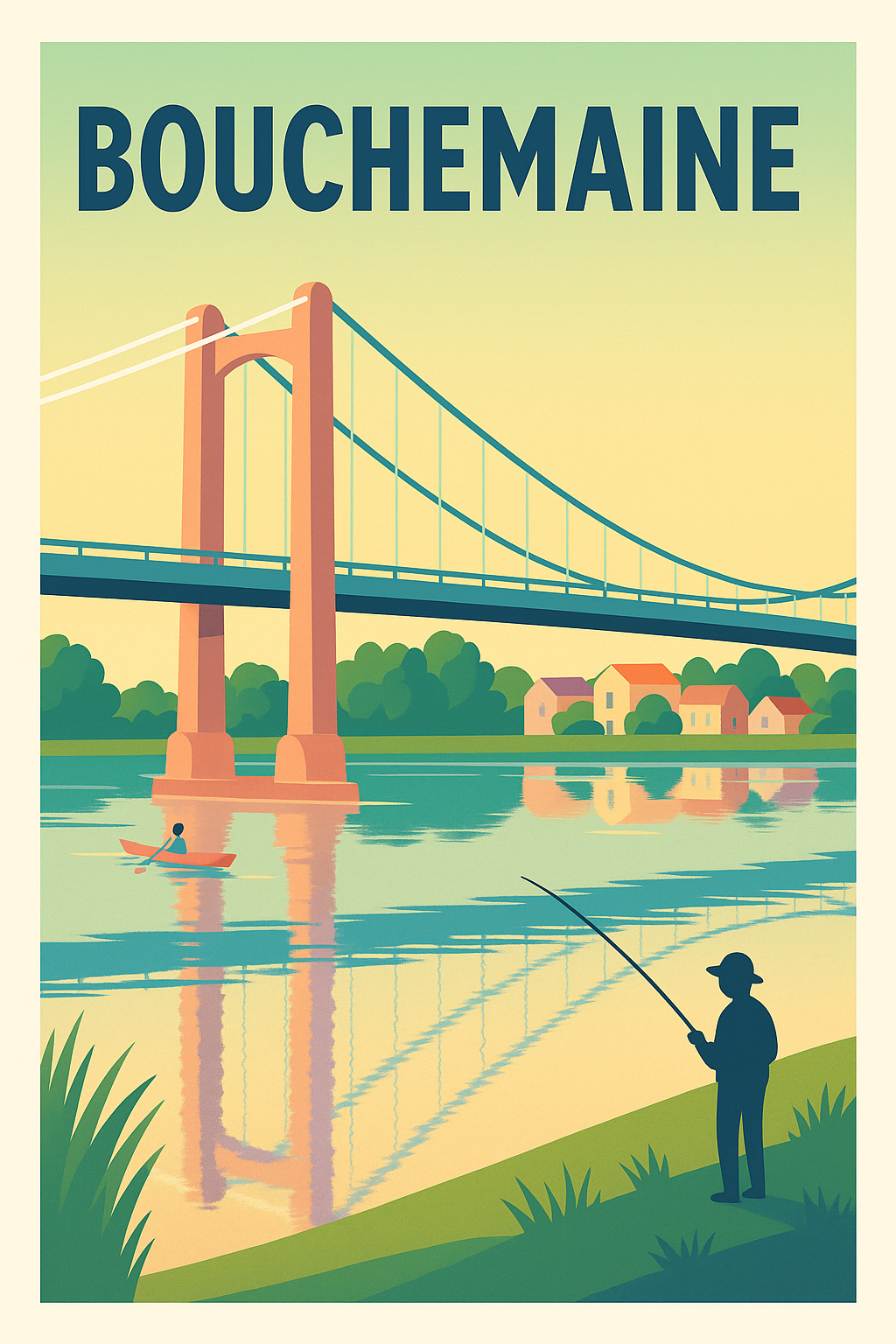 Affiche de Bouchemaine - Sérénité au fil de l'eau