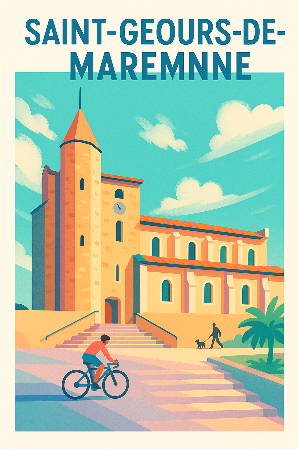 Affiche de Saint-Geours-de-Maremne - Une escapade paisible en Maremne