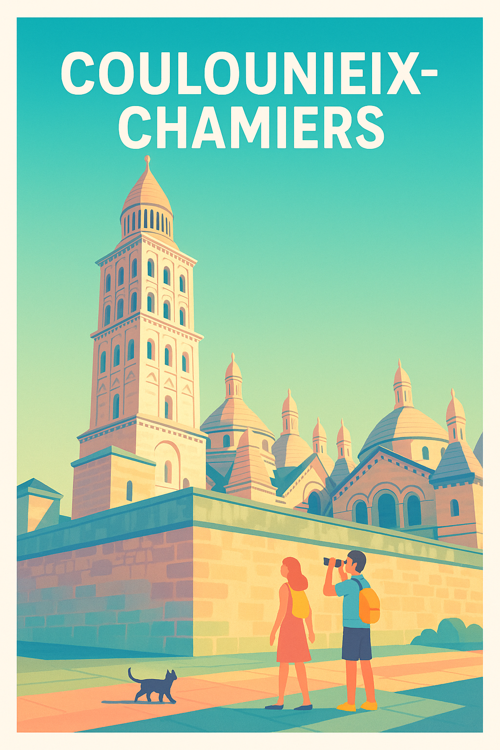 Affiche de Coulounieix-Chamiers - Explorez l'architecture historique en poster