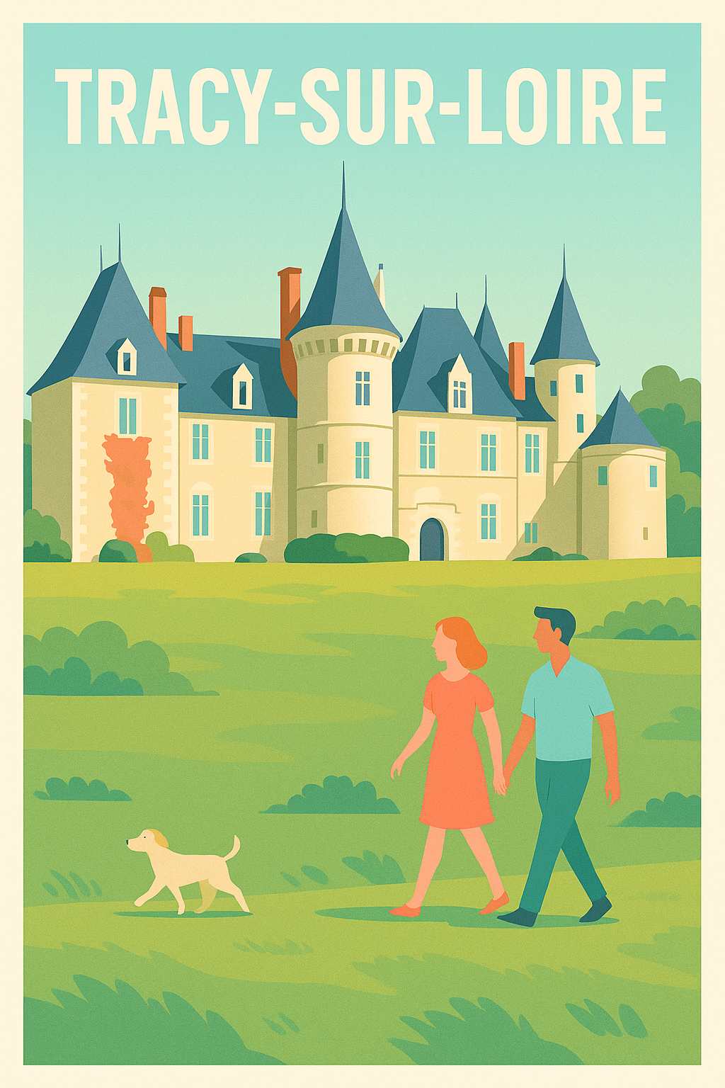 Affiche de Tracy-sur-Loire - Promenade romantique au château