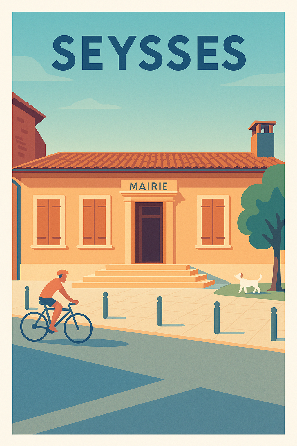 Affiche de Seysses - Sérénité au cœur de la mairie