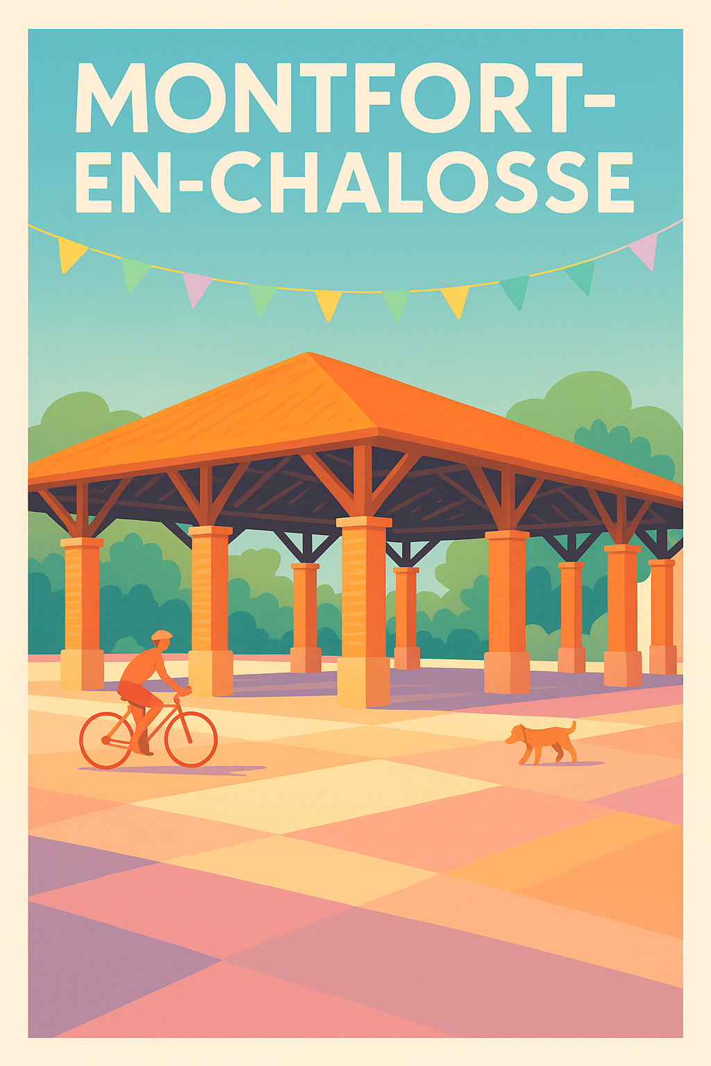 Affiche de Montfort-en-Chalosse - Charme et Sérénité au Cœur de la Nature