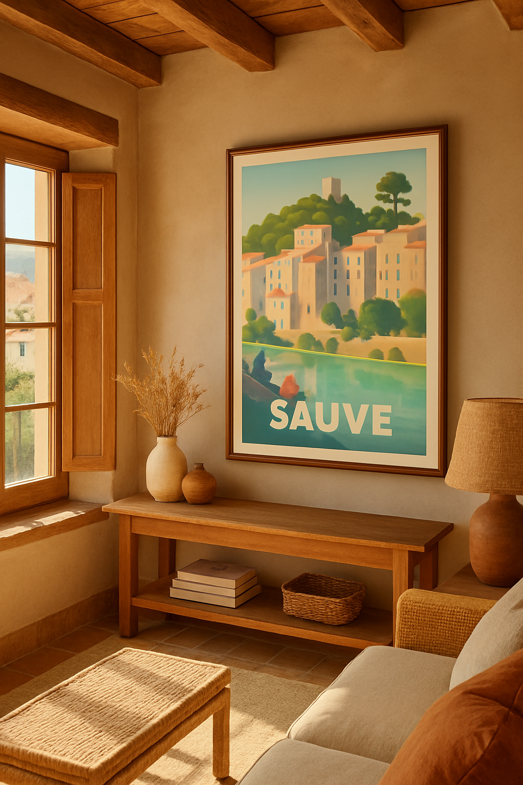 Mise en situation Affiche de Sauve - Charme paisible au bord de l'eau