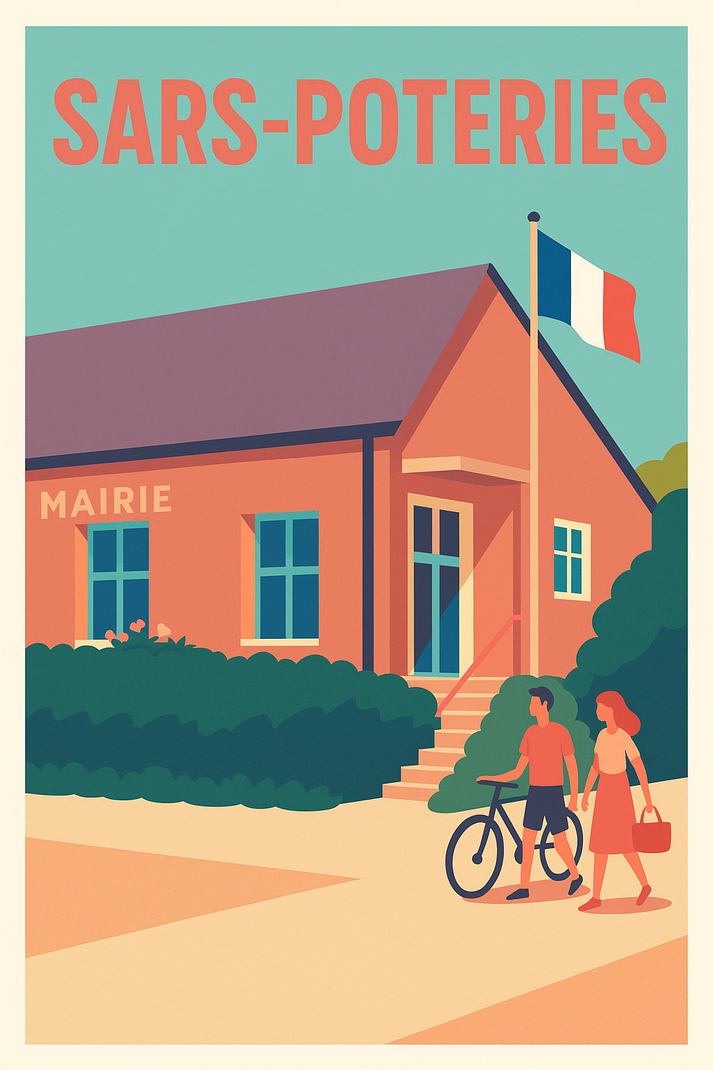 Affiche de Sars-Poteries - Charme et simplicité du quotidien