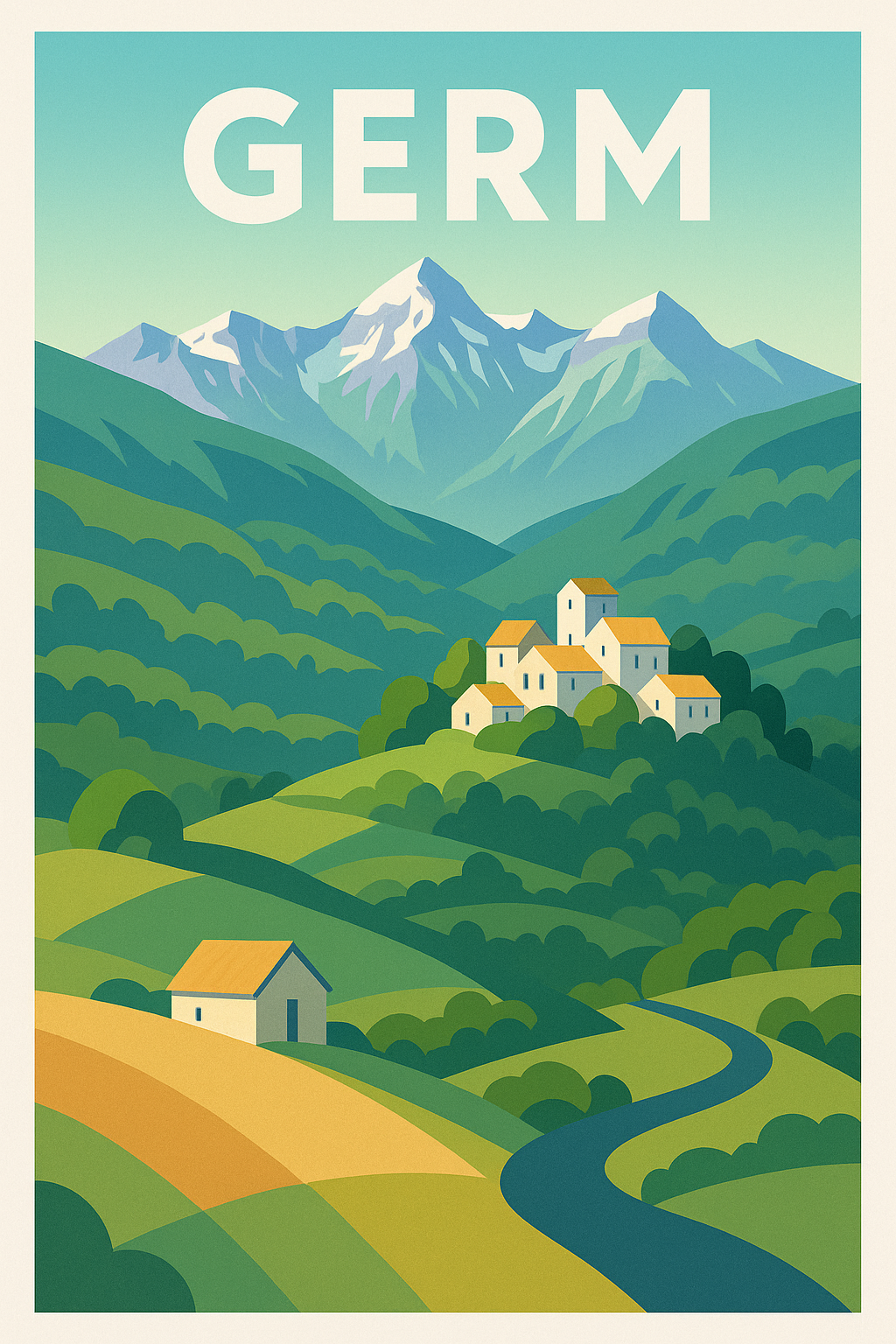 Affiche de Germ - Escapade paisible en pleine nature