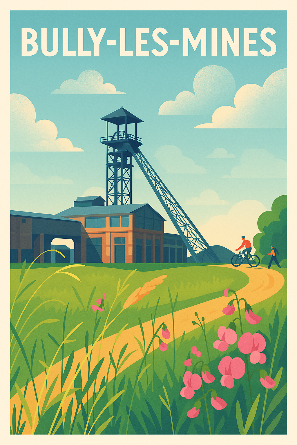 Affiche de Bully-les-Mines - Évasion verte au cœur du patrimoine industriel