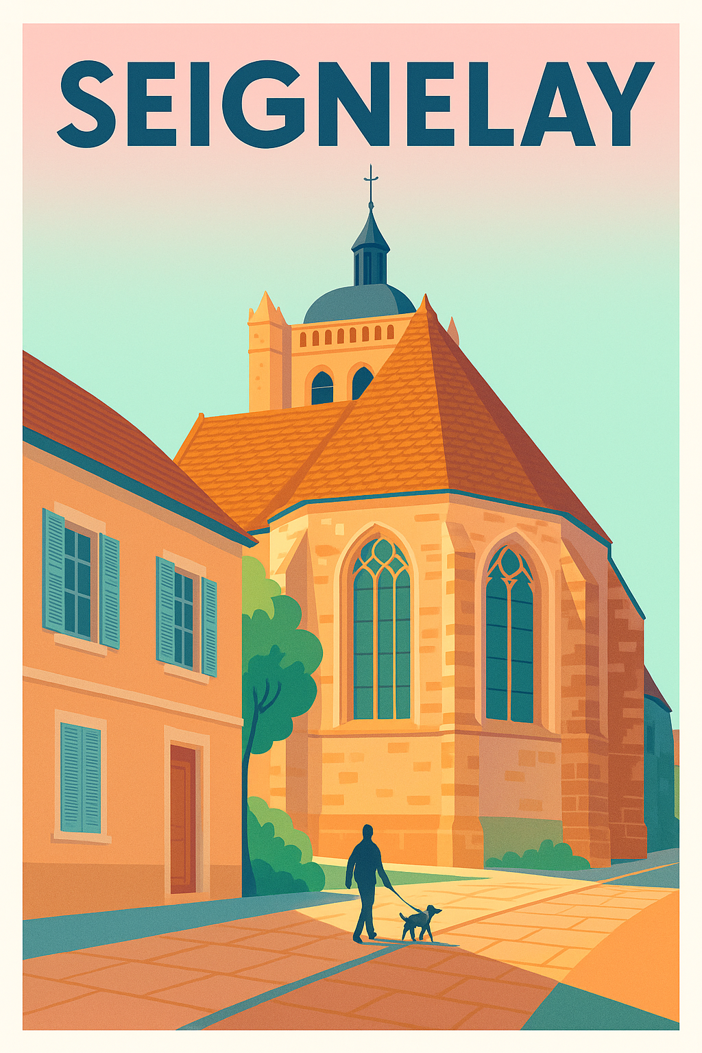 Affiche de Seignelay - Charme et sérénité à l'ombre des clochers