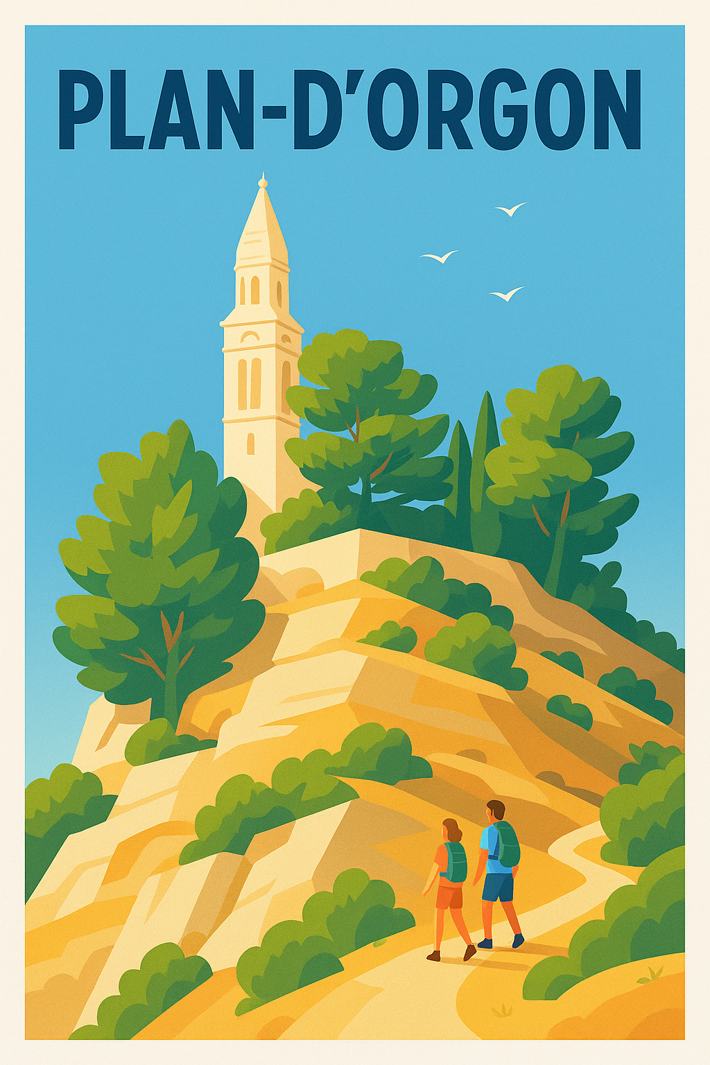 Affiche de Plan-d'Orgon - L'escapade nature au cœur du Lubéron