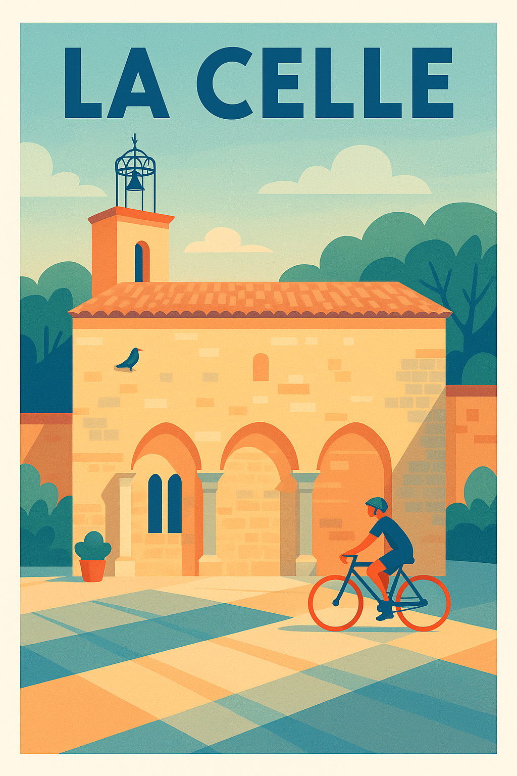 Affiche de La Celle - Douceur provençale à vélo