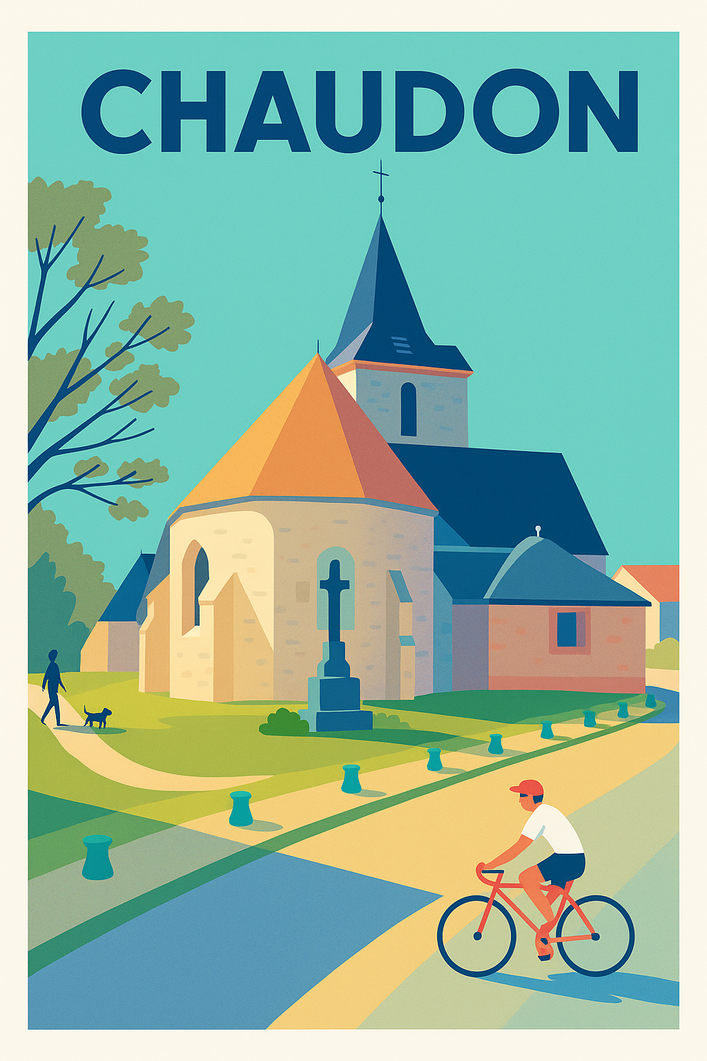 Affiche de Chaudon - Un coin paisible au cœur de la campagne