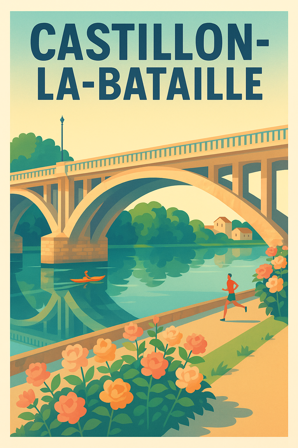 Affiche de Castillon-la-Bataille - Escapade bucolique au bord de l'eau