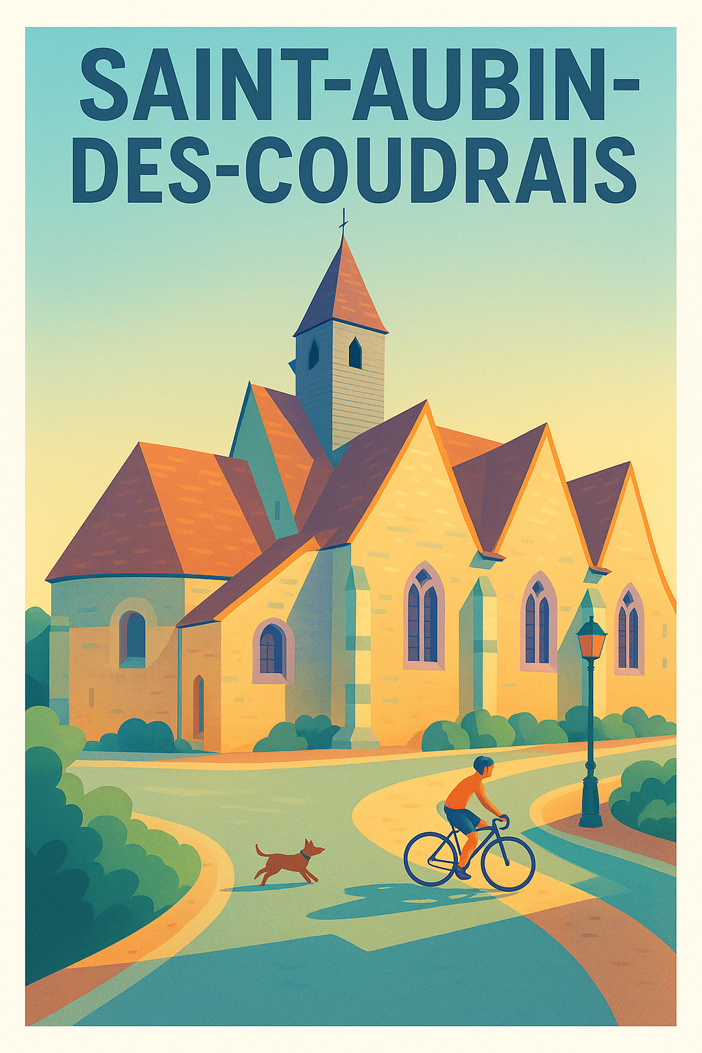 Affiche de Saint-Aubin-des-Coudrais - Charme paisible et balade ensoleillée