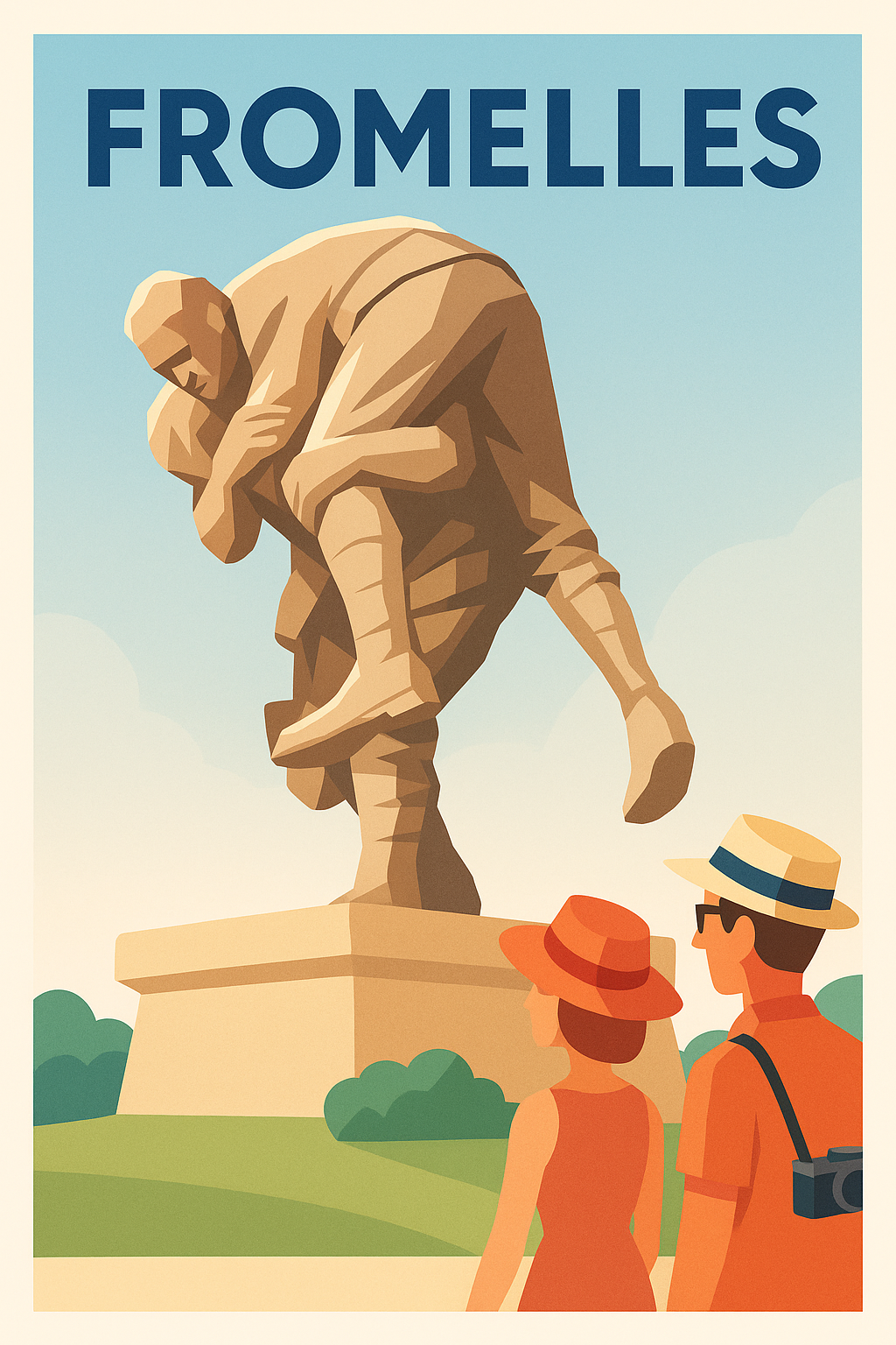 Affiche de Fromelles - Histoire vivante en sculpture