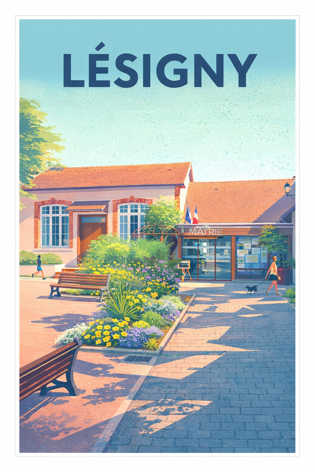 Affiche de Lésigny - Tranquillité et charme authentique
