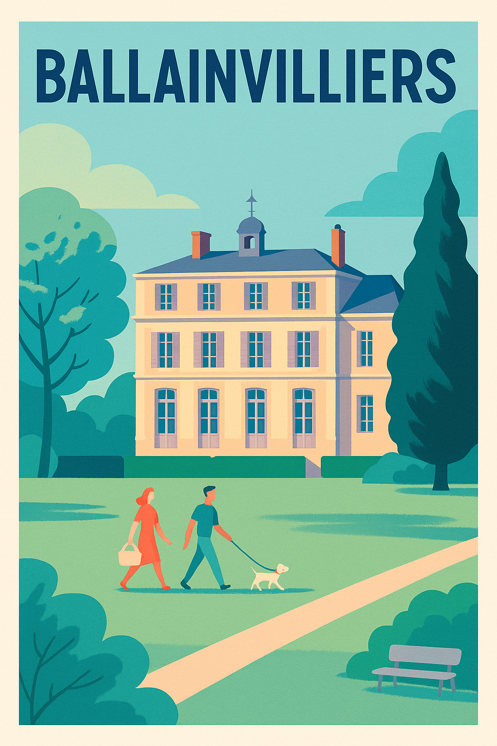 Affiche de Ballainvilliers - Charme et sérénité au cœur du parc