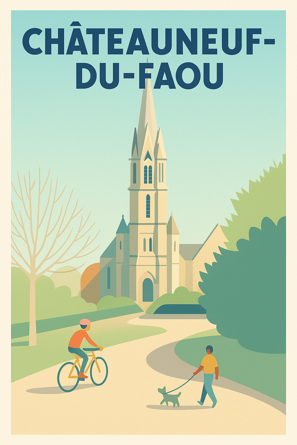 Affiche de Châteauneuf-du-Faou - Charme et sérénité au cœur de la Bretagne