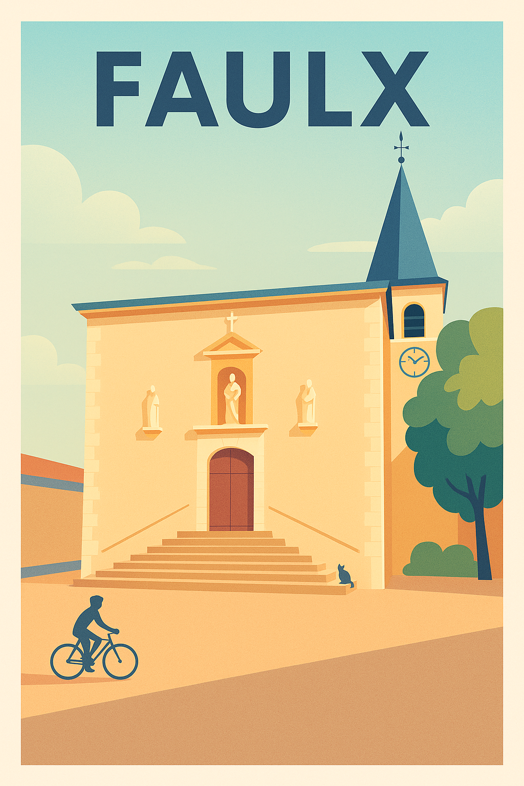 Affiche de Faulx - Charme et sérénité au cœur du village